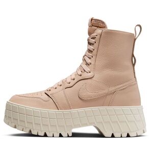 Nike Air Jordan 1 Brooklyn Platform High Top Lace Up Leather Sneaker Boots 7.5